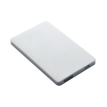 Platte rechthoekige Powerbank 2.200 mAh - Topgiving